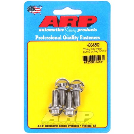 Arp CHEVY SS WATER PUMP PULLEY BOLT KIT 430-6802
